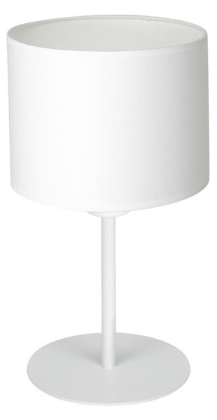 Bordslampa ARDEN 1xE27/60W/230V diameter 18 cm vit