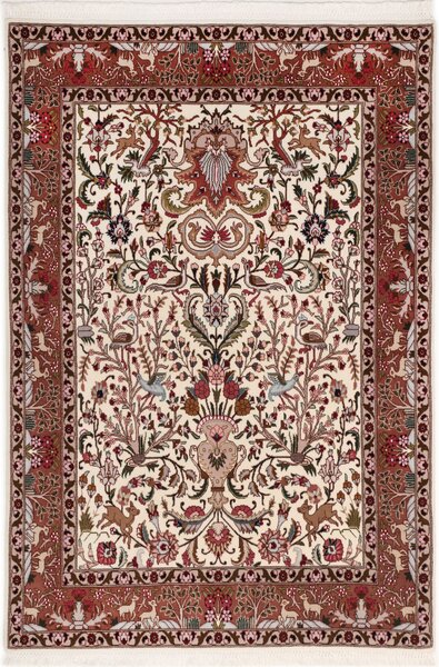Tabriz 50 Raj med silke Matta 105x155