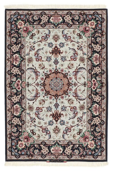 Isfahan silkesvarp Matta 84x123