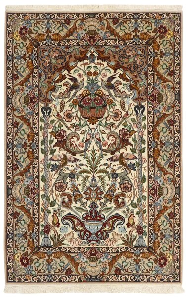 Isfahan silkesvarp Matta 130x201