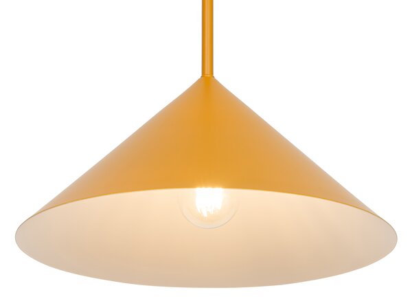 Design Hänglampa Gul - Triangolo