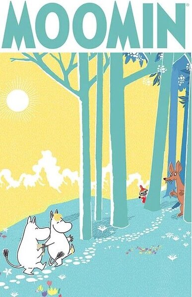 Poster, Affisch Moomins - Forest, (61 x 91.5 cm)