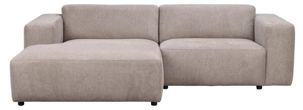 WILLARD soffa 3-sits-schäslong vänster beige