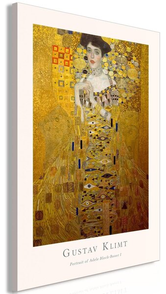 Tavla - Gustav Klimt - Portrait of Adele Bloch (1 Part) Vertical - 40x60