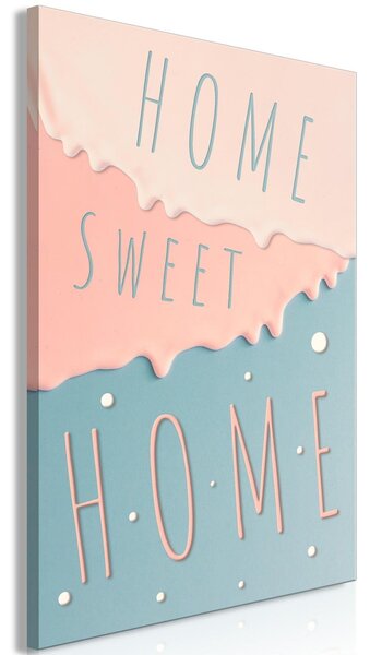 Tavla - Inscriptions: Home Sweet Home (1 Part) Vertical - 40x60