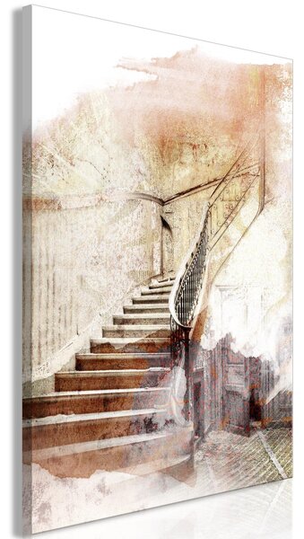 Canvas Tavla - Secret Stairs Vertical - 40x60