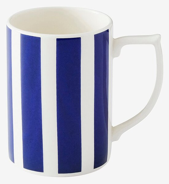 Spode - Mugg Bold Stripe Steccato 0,35 L - Blå - Koppar & muggar - Från Homeroom