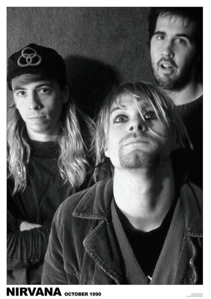 Poster, Affisch Nirvana - October 1990