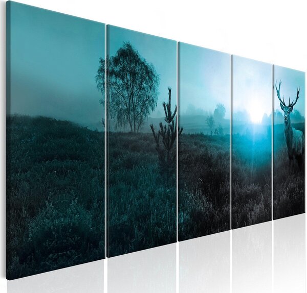 Canvas Tavla - Emerald Deer I - 200x80