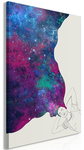 Canvas Tavla - Cosmic Dreams Vertical - 40x60