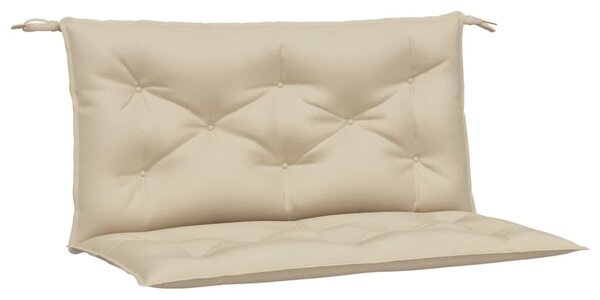 Bänkdynor för trädgården 2st beige 100x50x7cm oxfordtyg