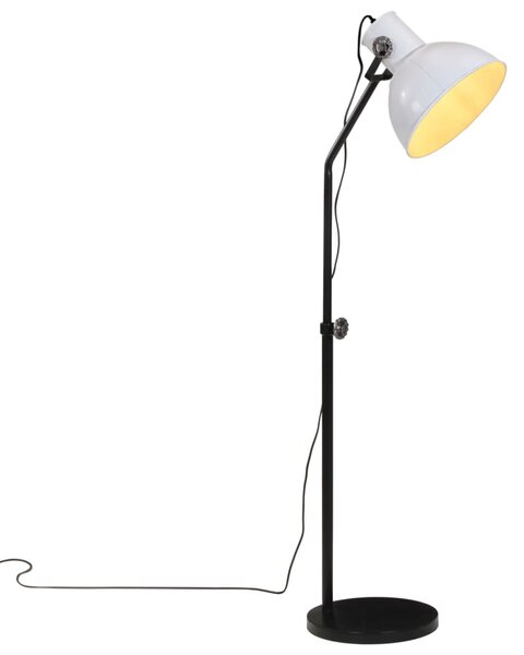 Golvlampa 25 W vit 30x30x90-150 cm E27