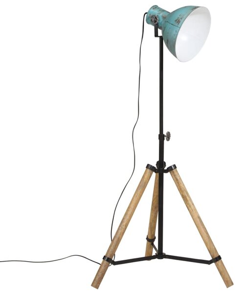 Golvlampa 25 W nött blå 75x75x90-150 cm E27