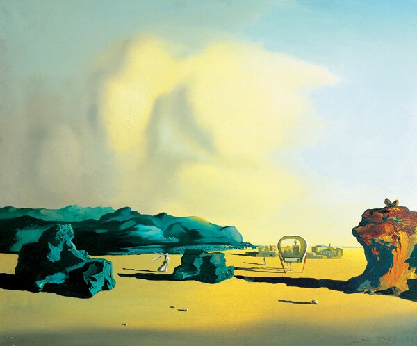 Konsttryck Momento de transition, Salvador Dalí, (80 x 60 cm)