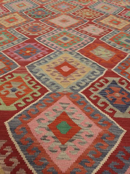 Kelim Afghan Old style Matta 200x290