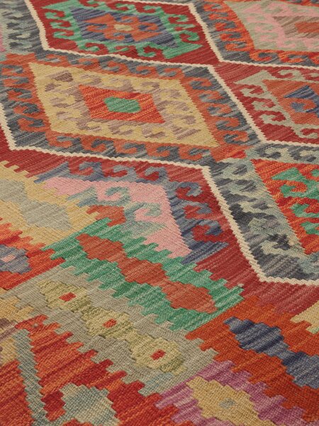 Kelim Afghan Old style Matta 200x290