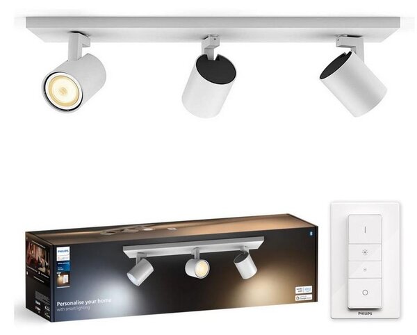 Philips - LED ljusreglerad spotlight Hue RUNNER 3xGU10/4,2W/230V + +Fjärrkontrol vit