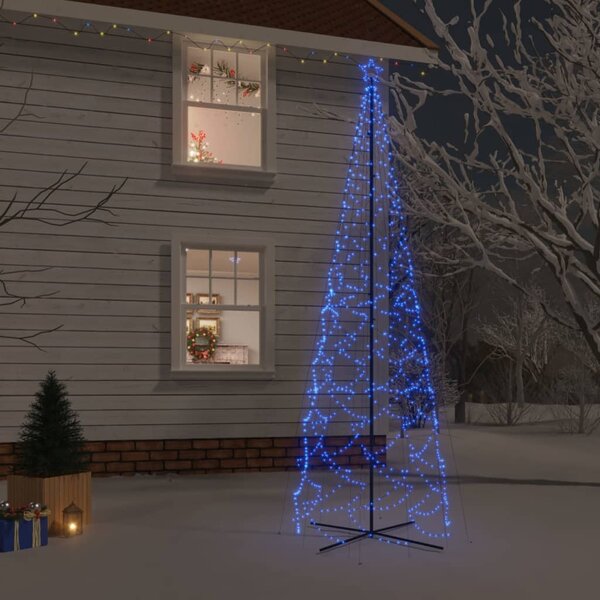 Julgranskon blå 1400 LEDs 160x500 cm