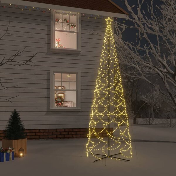 Julgranskon varmvit 1400 LEDs 160x500 cm