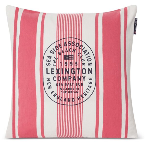 Lexington Striped Logo Printed Organic Cotton Kuddfodral