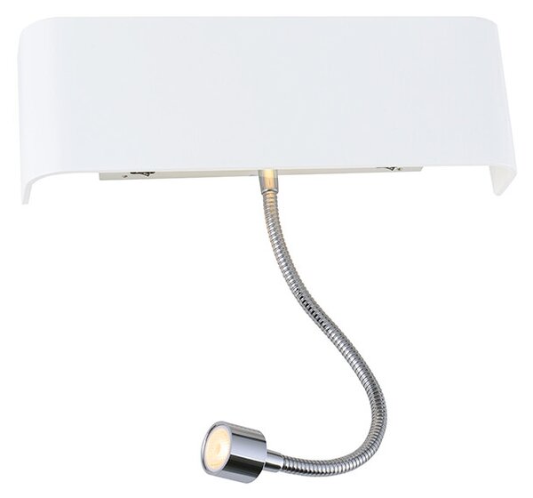 Mana Spot Vägglampa DTW L29XH9,5 White/Chrome - SLV