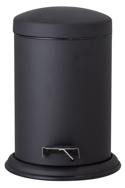 BLOOMINGVILLE Loupi papperskorg, svart, rostfritt stål, D20xH27 cm