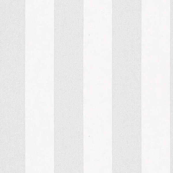Noordwand Tapet Topchic Stripes ljusgrå och vit