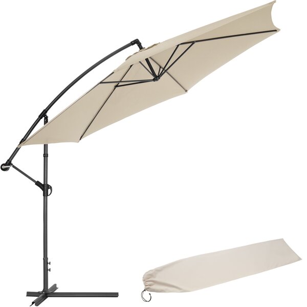 Tectake 400622 parasoll 350 cm - beige