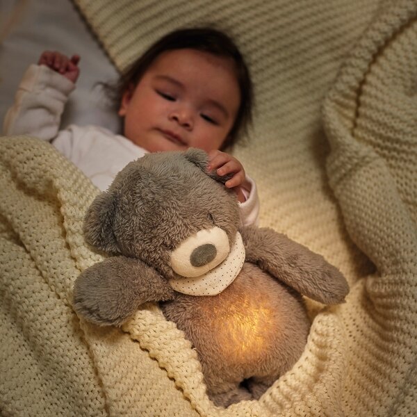 Nattou - Goskompis med melodi och ljus SLEEPY BUNNY 04.01.2001 beige