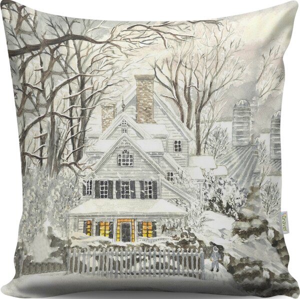 Dekorativ pillow 43x43 cm beige