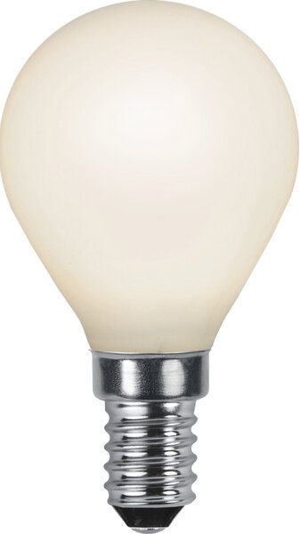 Filament-LED E14 klotlampa opal, 2W(16W)