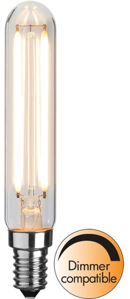 LED-lampa E14 rörlampa Clear, 2W(16W) dimbar