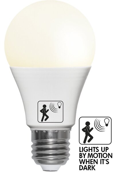 LED-lampa E27 normal Sensor opal, 4.8W(40W)