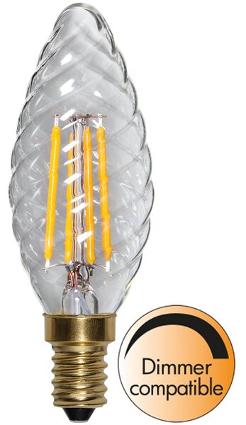 LED-lampa E14 kronljus Soft Glow 4W dimbar