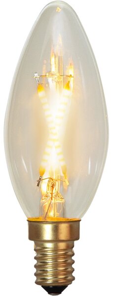 LED Lampa E14 kronljus 0,5W Soft Glow