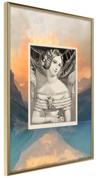 Inramad Poster / Tavla - Beauty from Centuries Ago - 40x60 Guldram
