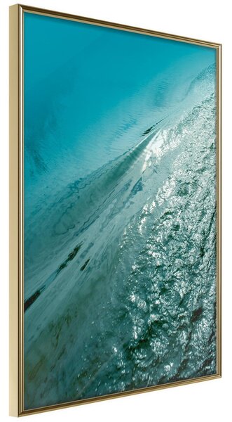Inramad Poster / Tavla - Depth of the Ocean - 20x30 Guldram