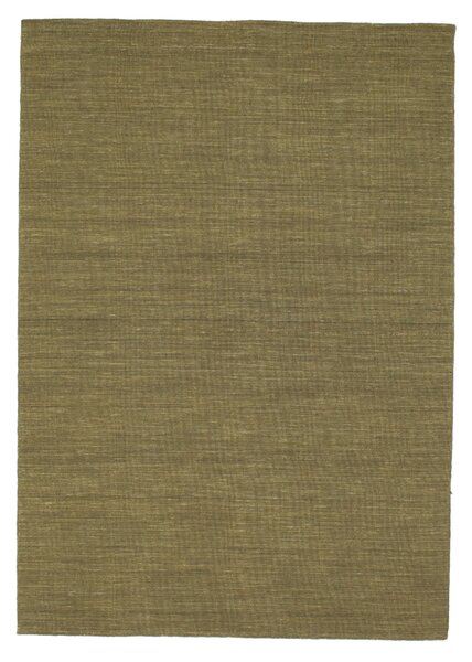Kelim loom Matta - Olivgrön 160x230