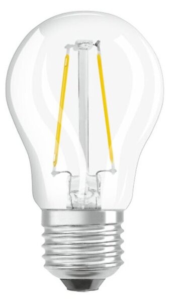 LED filament klotlampa 4W(40W) E27, klar non-dim