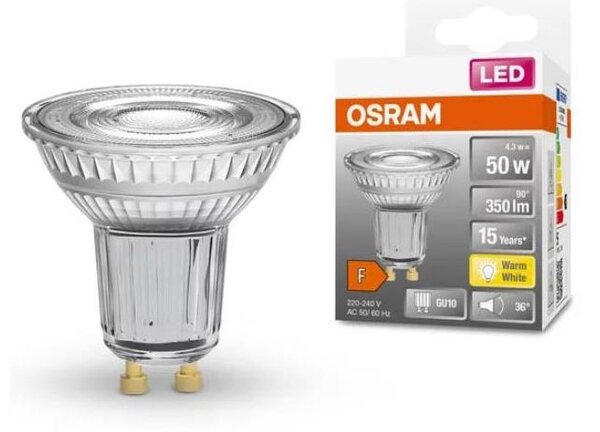 LED glödlampa PAR16 GU10/4,3W/230V 2700K - Osram