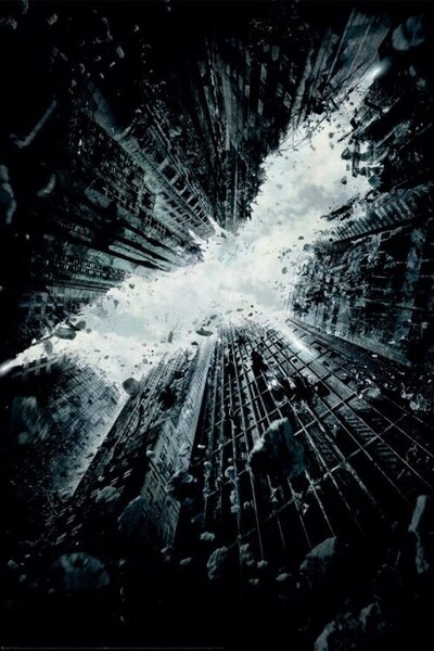 Poster, Affisch The Dark Knight Trilogy - Bat, (61 x 91.5 cm)
