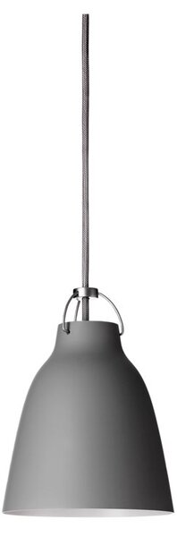 Caravaggio P1 taklampa, matt mörkgrå 16,5cm