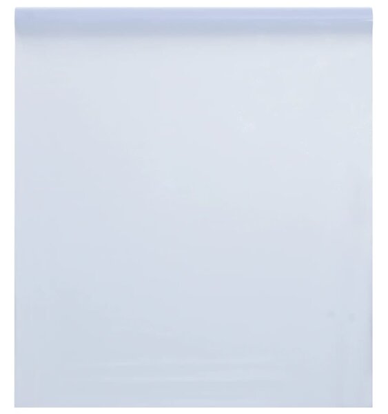 Fönsterfilm statisk frostad transparent vit 45x500 cm PVC