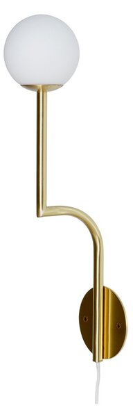 Mobil 46 Cable vägglampa Brass, opal