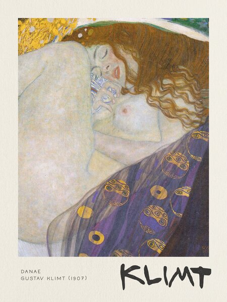 Konsttryck Danae - Gustav Klimt, (30 x 40 cm)