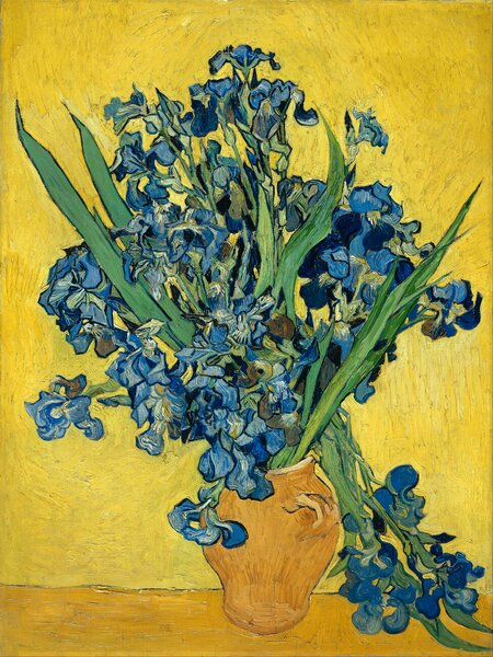 Konsttryck Irises (Vintage Flowers) - Vincent van Gogh, (30 x 40 cm)