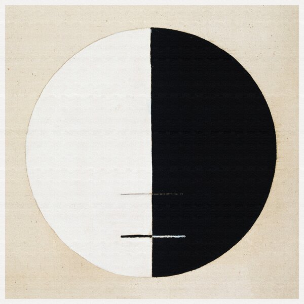 Konsttryck Buddha’s Standpoint in Earthly Life - Hilma af Klint, (40 x 40 cm)