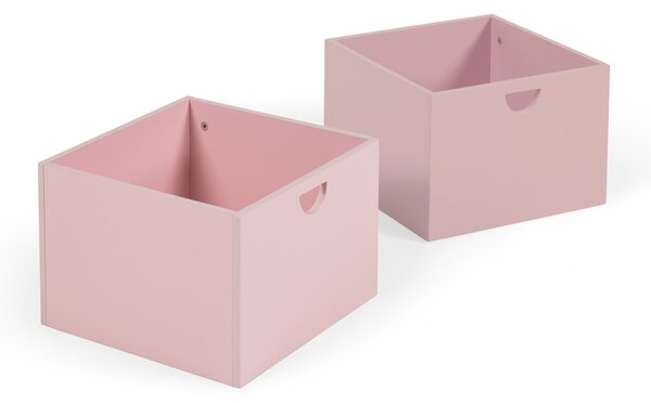 LAFORMA Nunila låda för Nunila barnbokhylla - rosa MDF