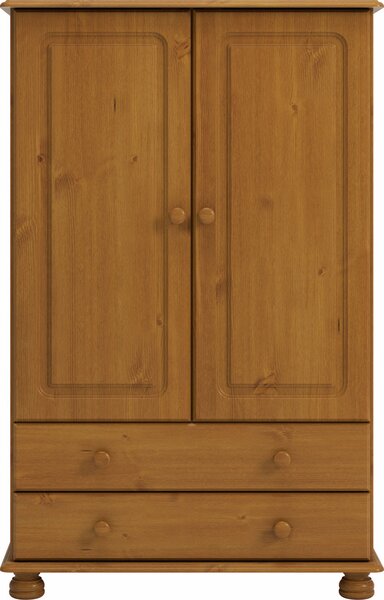 STEENS Richmond garderob, m. 2 dörrar, 2 lådor och 1 hängstång - mandelfuru