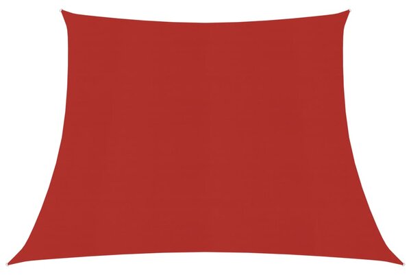 Solsegel 160 g/m² röd 3/4x3 m HDPE